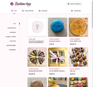 Kuchen App Shop - Online Süßwaren bestellen
